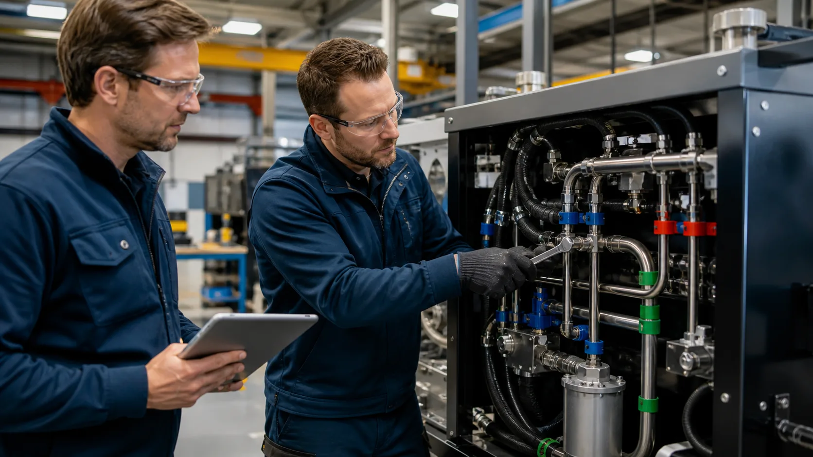 Hydraulic Tube and Fittings Layout in Compact Skids: Assembly and Serviceability